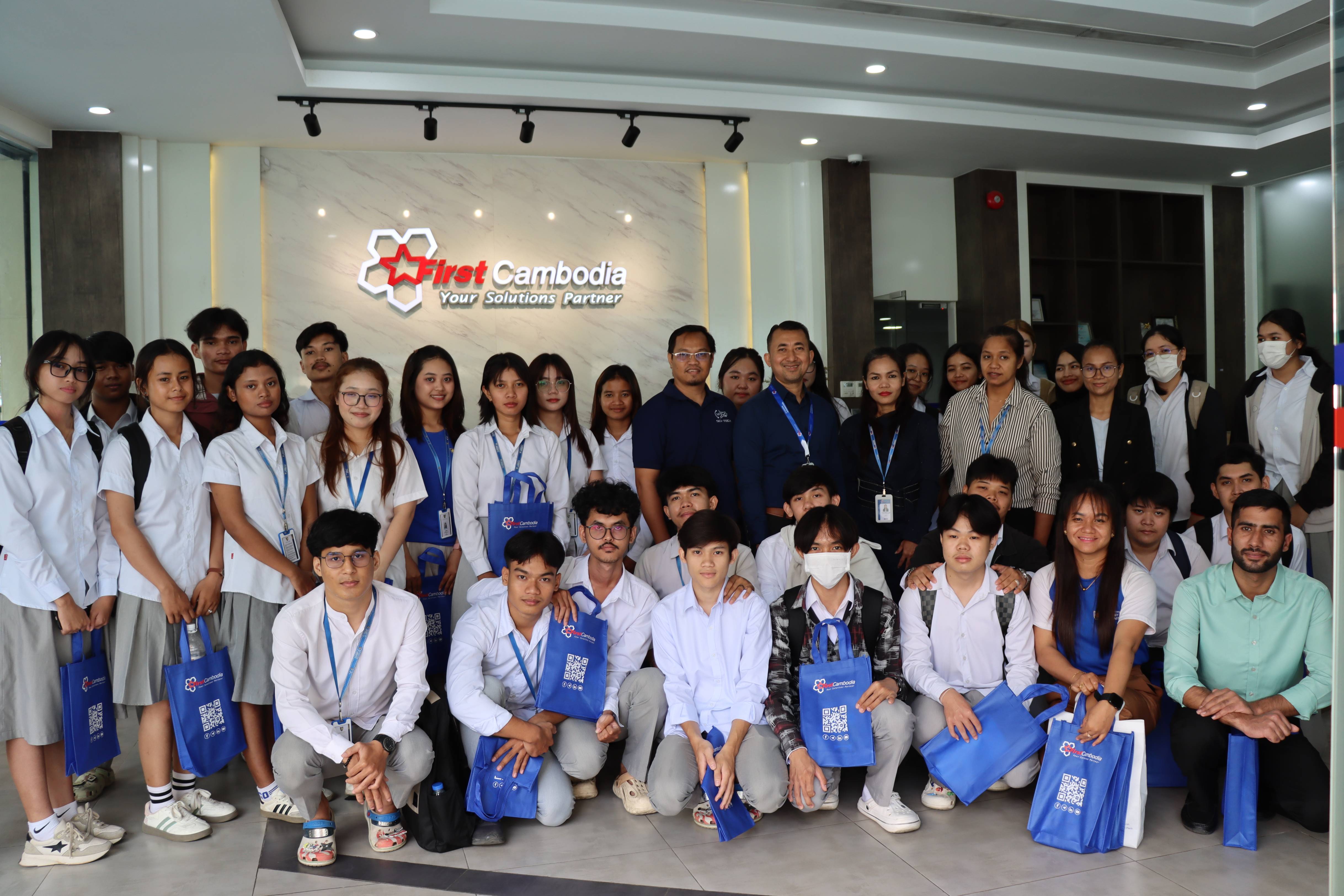 University of Puthisastra Students Explore Real-World IT Experience at First Cambodia
