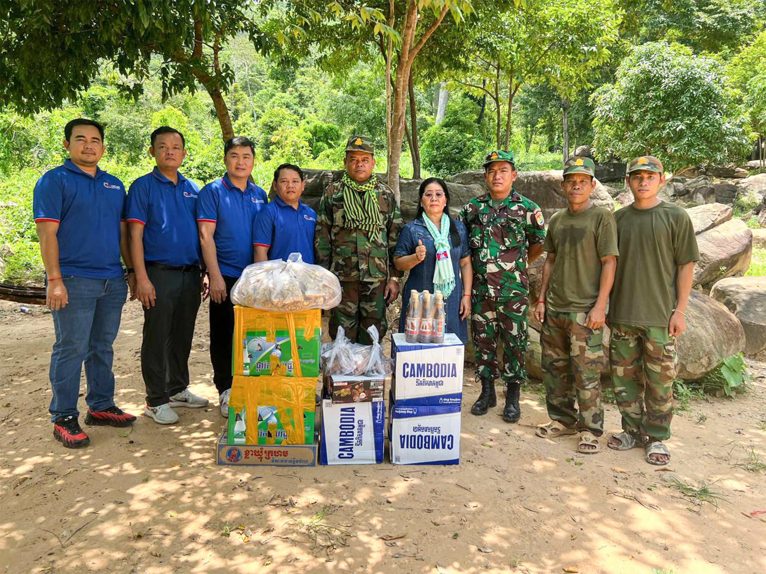 Honoring Cambodia’s Brave Frontline Soldiers: A Gesture of Support from First Cambodia